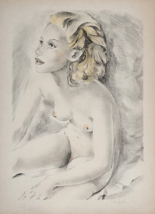 Mariette Lydis (1890-1970) - Jeune fille - Hand-signed