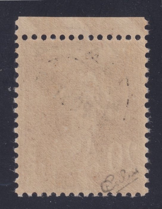 Frankrig 1922/1932 - Forudstemplet nr 54 (Forskudt overtryk på hesteryg) postfrit** signeret kalve - Yvert