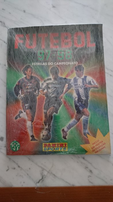 Panini - Futebol 97/98 - Including Jardel/Nuno Gomes/Etc. - 1 Factory seal (Empty album + complete loose sticker set)