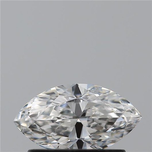 Ingen mindstepris - 1 pcs Diamant  (Natur)  - 050 ct - Marquise - F - VVS2 - Gemological Institute of America (GIA)