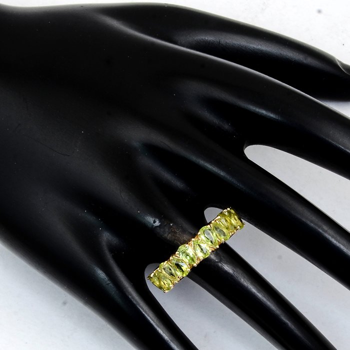 Ingen mindstepris - Ring - 14 karat Gulguld -  2.25ct. tw. Peridot