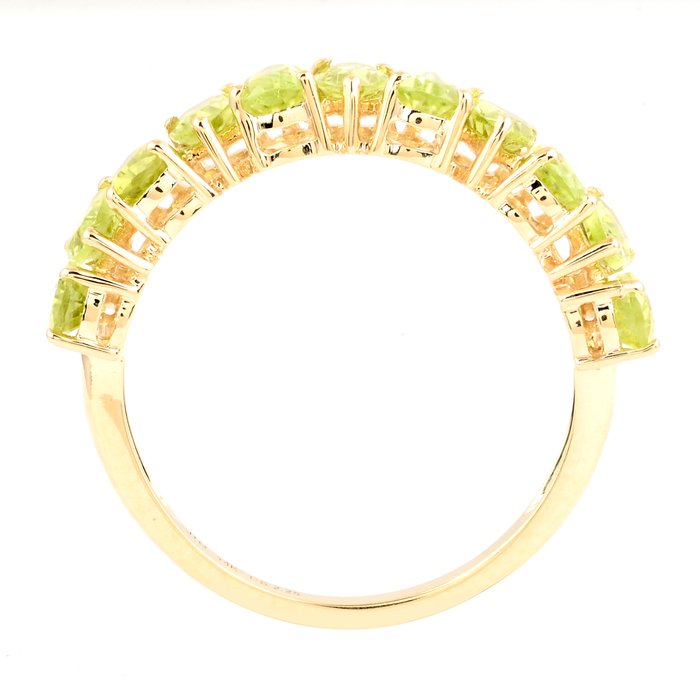 Ingen mindstepris - Ring - 14 karat Gulguld -  2.25ct. tw. Peridot