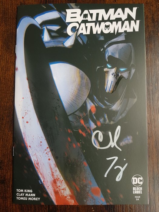 Batman / Catwoman #6 Clay Maan Cover 1ST PRINT ! - Signed by creators Tom King and Clay Maan !! With COA !! - 1 Signed comic/2021