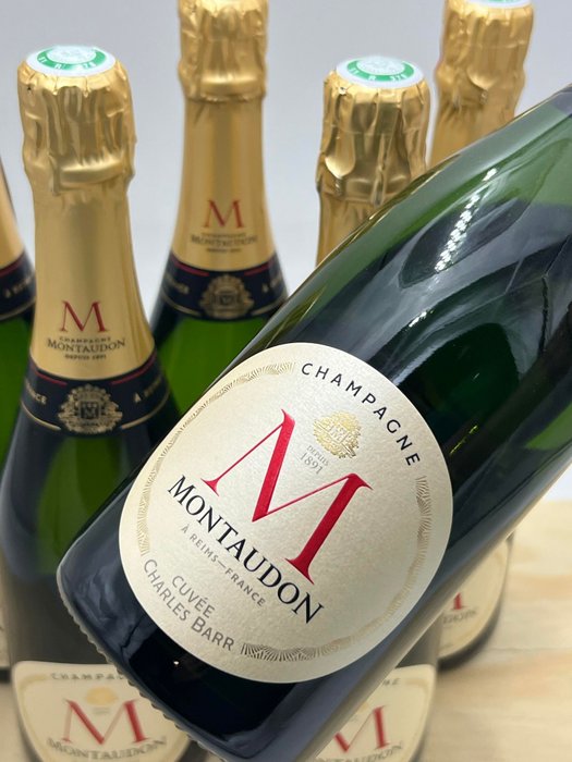 Montaudon, Cuvée Charles Barr - Champagne Brut - 6 Flasker (0,75 L)