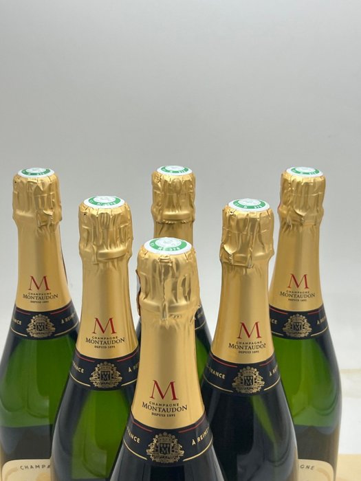 Montaudon, Cuvée Charles Barr - Champagne Brut - 6 Flasker (0,75 L)