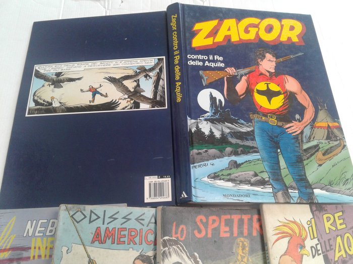 Zagor nn 118 119 139 140 - con volume cartonato - 5 Comic