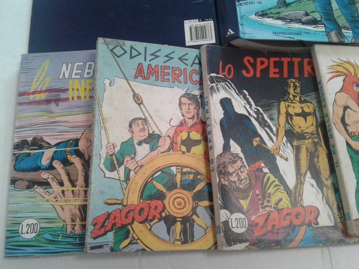 Zagor nn 118 119 139 140 - con volume cartonato - 5 Comic