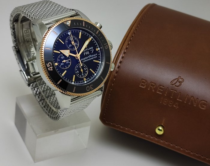 Breitling - Superocean Heritage II Chronograph Gold/Steel - U13313 - Mænd - 2011-nu