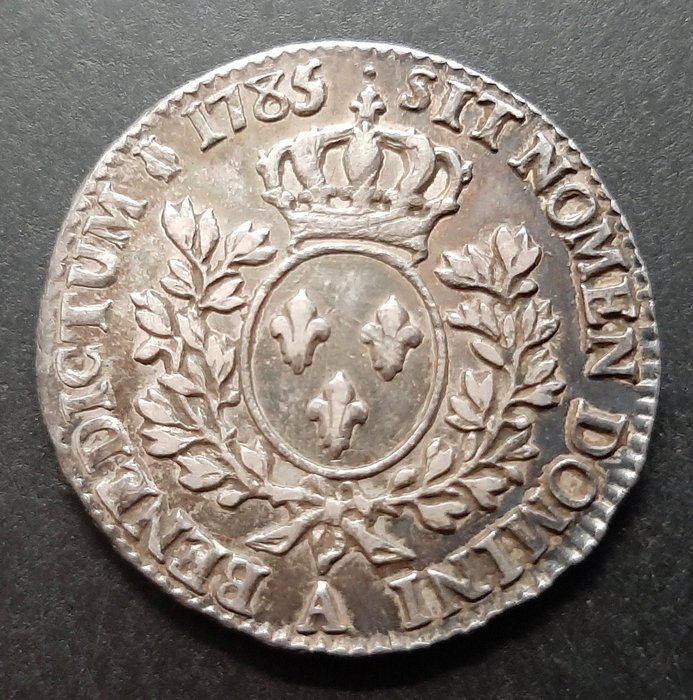 Frankrig. Ludvig 16. (1774-1792). 1/2 Ecu buste habillé 1785-A, Paris