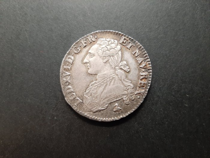 Frankrig. Ludvig 16. (1774-1792). 1/2 Ecu buste habillé 1785-A, Paris