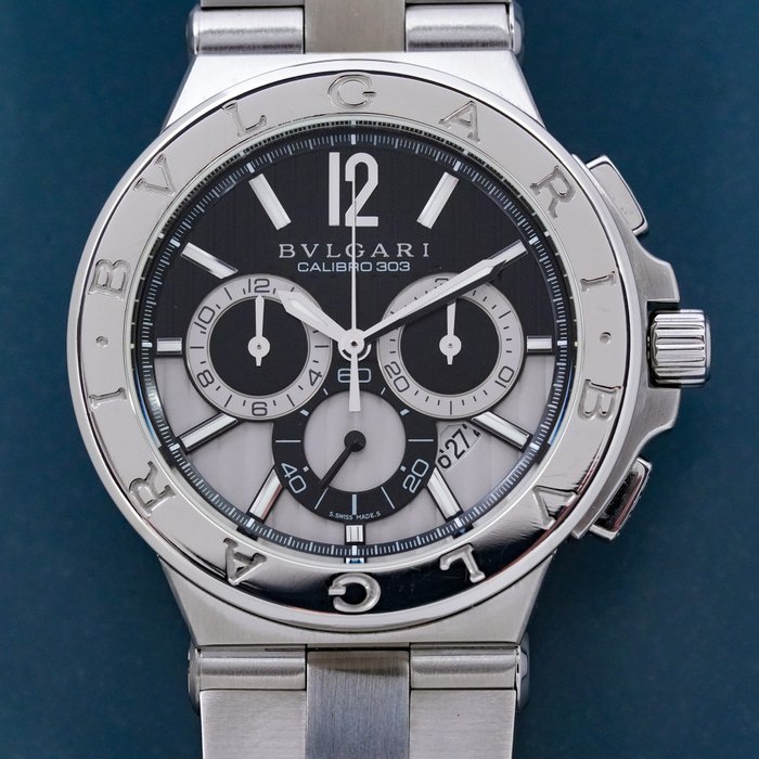 Bvlgari - Diogono Calibro 303 Chronograph - 101880 - Mænd - 2011-nu