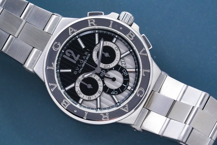 Bvlgari - Diogono Calibro 303 Chronograph - 101880 - Mænd - 2011-nu