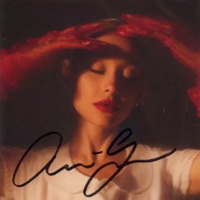 Ariana Grande - Signed CD Cover - PSA COA - Photo - Begrænset oplag, Håndunderskrevet personligt