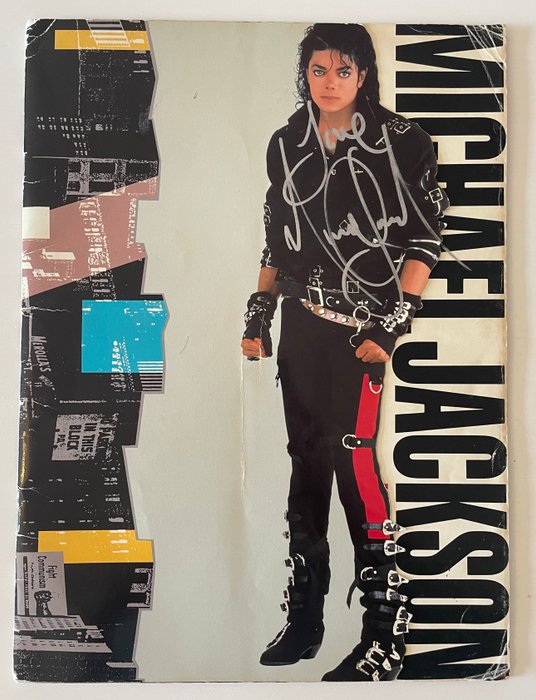 Michael Jackson - Programme - 1988 - Håndunderskrevet