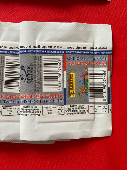 Panini 50 sealed packets Euro 2016 50 bustine Pack