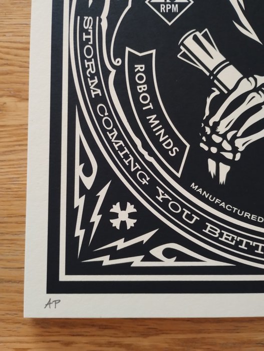 Shepard Fairey (OBEY) (1970) - Electric Funeral (artist proof)