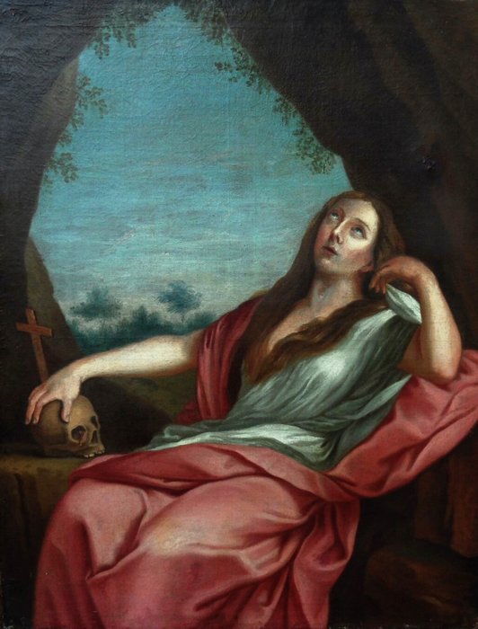 Scuola italiana (XVIII), after Guido Reni - Heilige Maria Magdalena