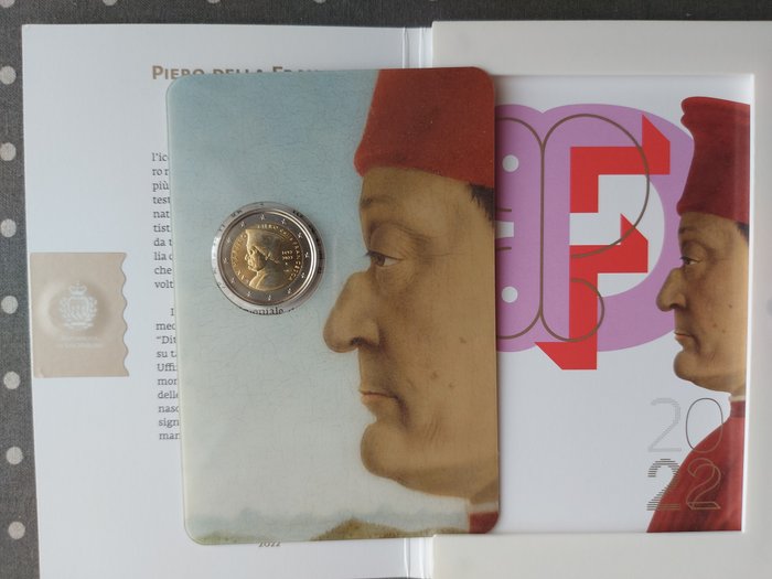 San Marino. 2 Euro 2022 "Piero della Francesca"  (Ingen mindstepris)