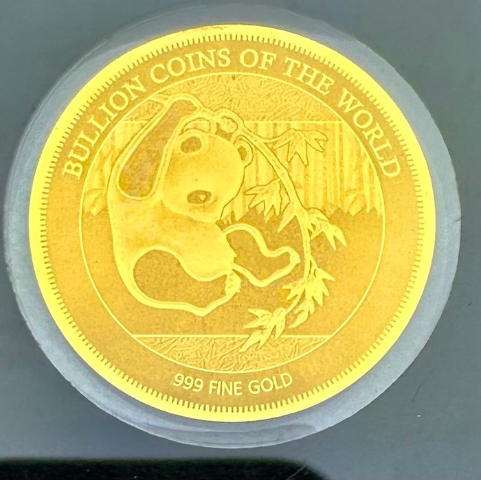 Tchad. 5000 Francs 2020 Panda  ,oro  1/200 Oz (.999)  (Ingen mindstepris)