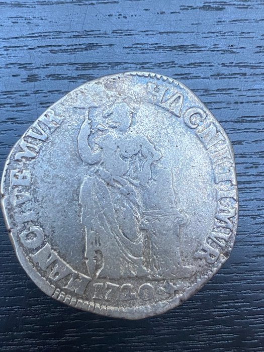 Holland Overijssel Generaliteits Gulden of 1 Gulden 1720  (Ingen mindstepris)