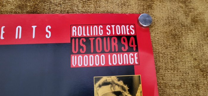 rolling stones - poster Rolling Stones US tour 1994 Voodoo Lounge - 1990‹erne