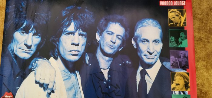 rolling stones - poster Rolling Stones US tour 1994 Voodoo Lounge - 1990‹erne