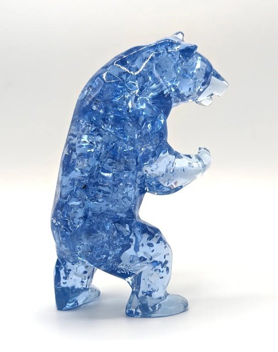 Richard Orlinski (1966) - Bear Bubble (Blue Edition)