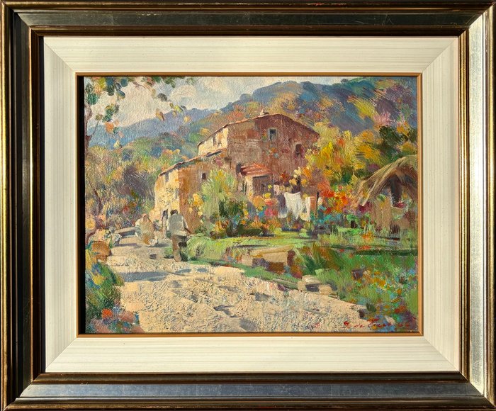 Giulio Da Vicchio (1925-2004) - Paesaggio mugellano (Vicchio di Mugello, Firenze)