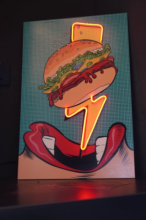 LEDMansion (1995) - Flash Burger Led Wall Art