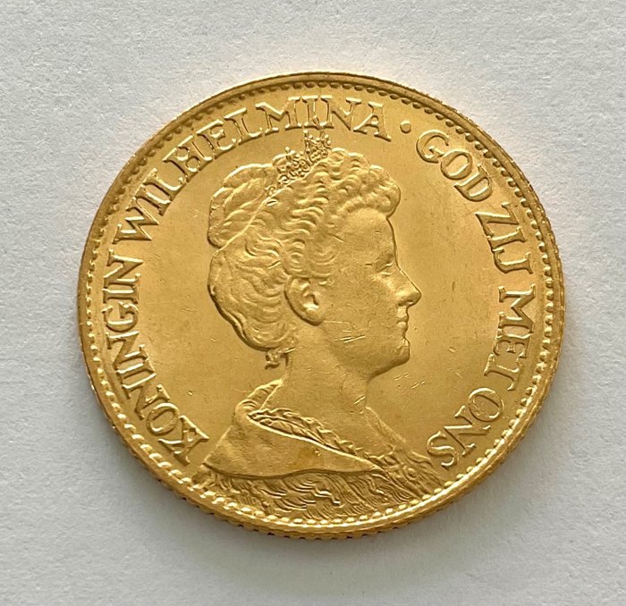 Holland. 10 Gulden 1917 - Wilhelmina