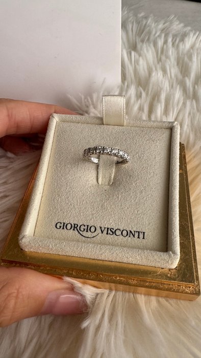 Giorgio Visconti - Ring - 18 kraat Hvidguld