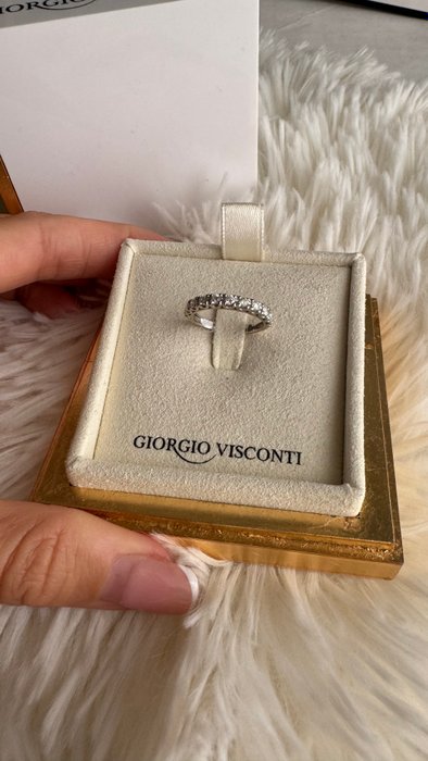 Giorgio Visconti - Ring - 18 kraat Hvidguld