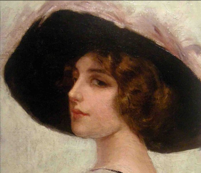 Giuseppe Gelanze (1867- ?) - Portrait of a beauty II