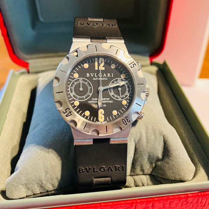 Bvlgari - Diagono Scuba Chronograph - SC38S - Mænd - 2011-nu