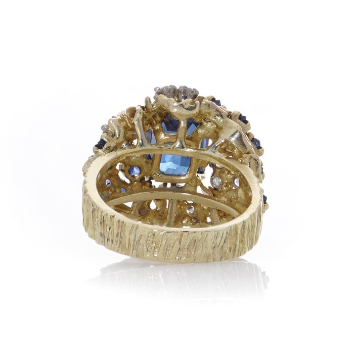 Other brand - Ring - Alan Martin Gard - 18 kraat Gulguld Safir