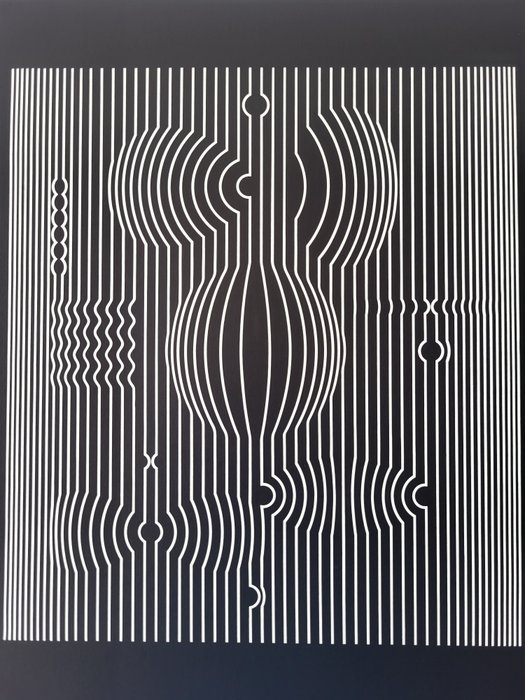 Victor Vasarely (1906-1997) - MANIPUR (1952)