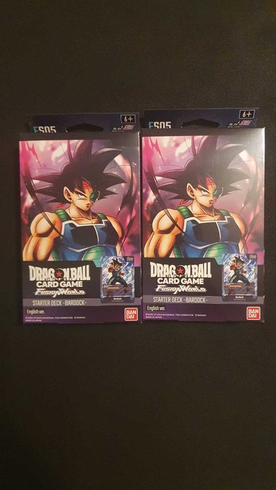 Bandai - 2 Sealed deck - 2x starter Deck FS05 Bardock