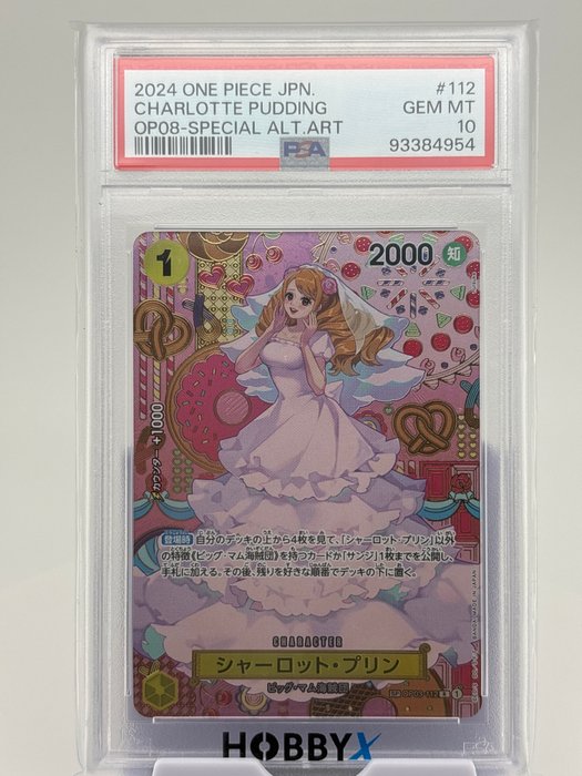 Bandai - 1 Graded card - One Piece - Charlotte Pudding - Bandai One piece - PSA 10