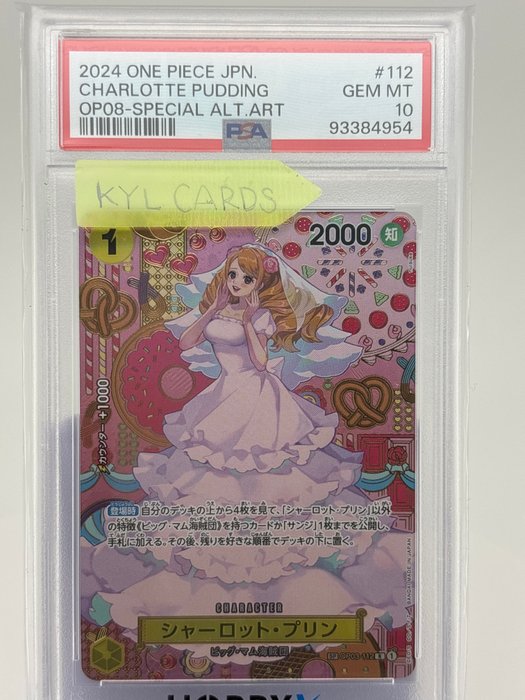 Bandai - 1 Graded card - One Piece - Charlotte Pudding - Bandai One piece - PSA 10