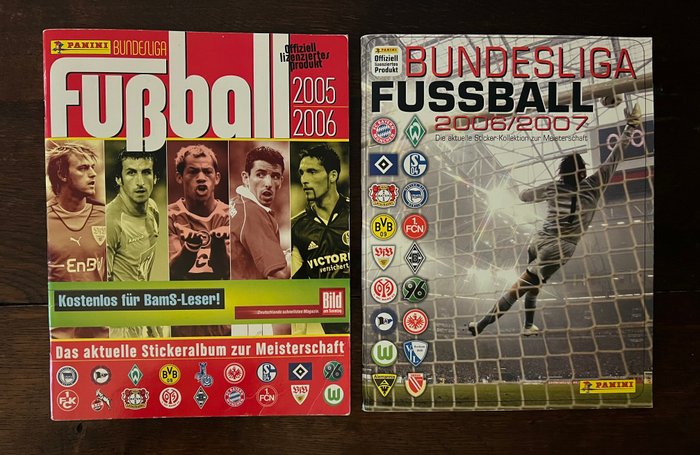 Panini - Bundesliga Fussball 2005/06+06/07 - 2 Complete Album