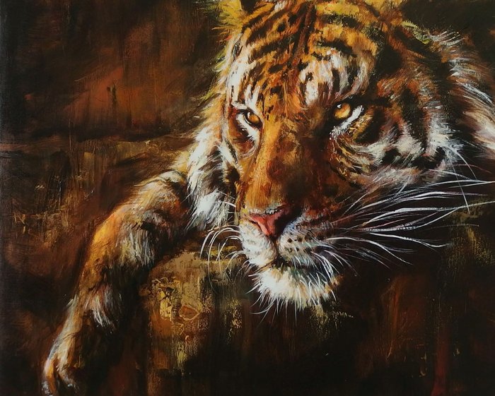 Ewa Switala - Resting Tiger - XL