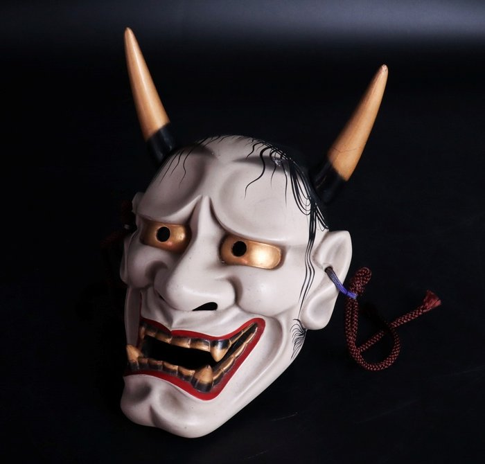 Noh maske - Japan - Hannya 能面 般若  (Ingen mindstepris)