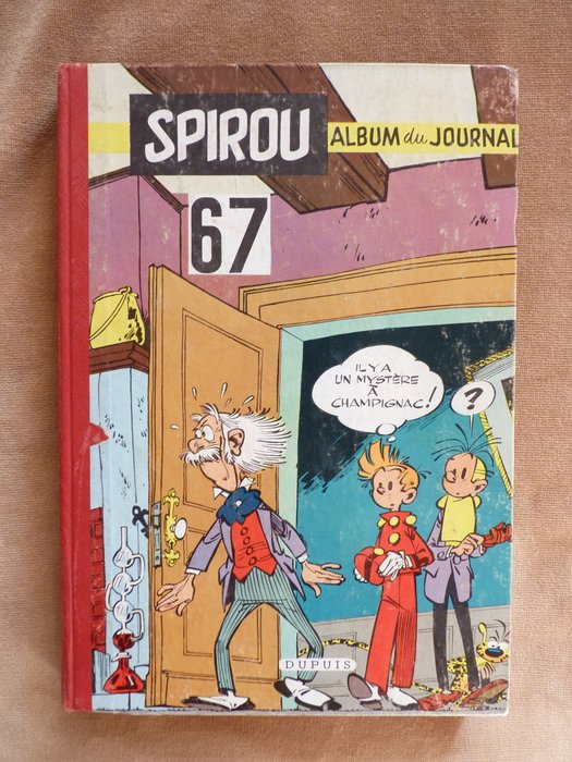 Spirou (magazine) - Recueil N°67 - 1 Album - Første udgave - 1958