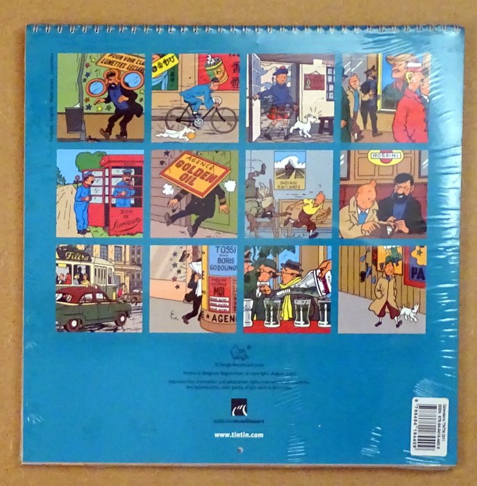 Hergé - 6 Kalendere - Tintin - 2005