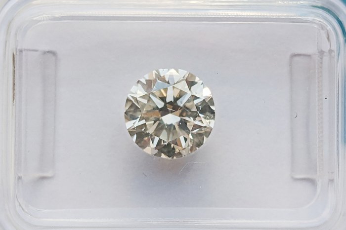 1 pcs Diamant  (Natur)  - 1.54 ct - Rund - I - SI1 - International Gemological Institute (IGI)