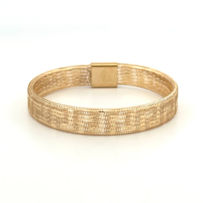 Handmade - Armbånd - Bracciale elastico - 2.6 g - 18 kraat Gulguld