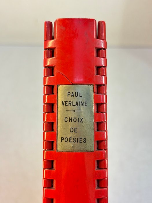 Paul Verlaine / François Coppée - Choix de Poésies [Reliure Art Déco, en Bakélite, signée Jotau] - 1928