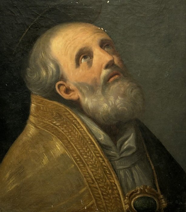 Scuola emiliana (XVII) - Ritratto di vescovo