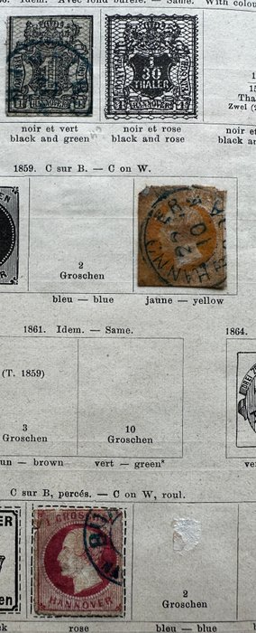 Verden 1850/1900 - Samling i et Timbres Poste Album