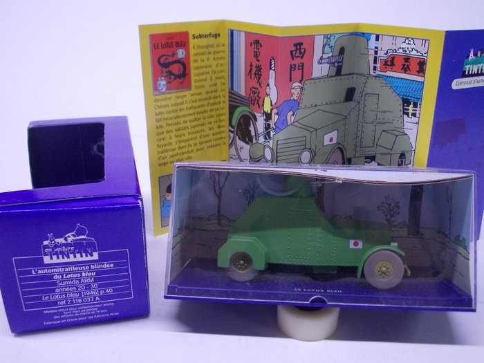 En voiture Tintin 1:43 - Modelbil  (6)